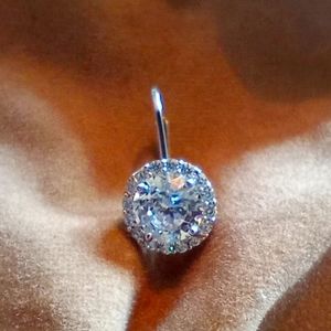 Round lever back earrings